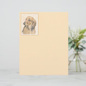 Dachshund (Longhaire) Schilderen - Oorspronkelijke (Staand voorkant)