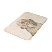 Dachshund (Longhaire) Schilderen - Oorspronkelijke Badmat (Gekanteld)