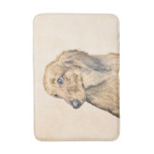 Dachshund (Longhaire) Schilderen - Oorspronkelijke Badmat (Voorkant Verticaal)