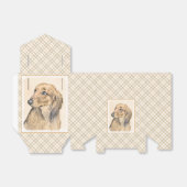 Dachshund (Longhaire) Schilderen - Oorspronkelijke Bedankdoosjes (Uitgevouwen)