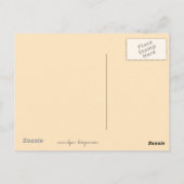 Dachshund (Longhaire) Schilderen - Oorspronkelijke Briefkaart (Achterkant)