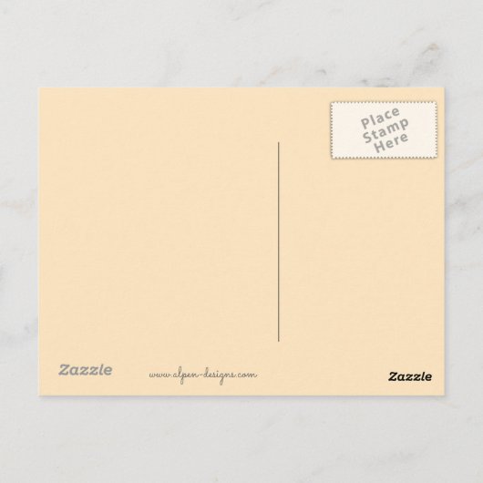 Dachshund (Longhaire) Schilderen - Oorspronkelijke Briefkaart (Achterkant)