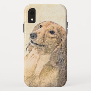 Dachshund (Longhaire) Schilderen - Oorspronkelijke Case-Mate iPhone Case