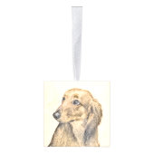 Dachshund (Longhaire) Schilderen - Oorspronkelijke Decoratie (Rechts)