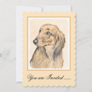 Dachshund (Longhaire) Schilderen - Oorspronkelijke Kaart