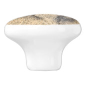 Dachshund (Longhaire) Schilderen - Oorspronkelijke Keramische Knop (Zijkant)