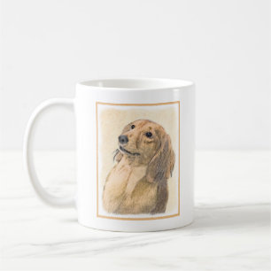 Dachshund (Longhaire) Schilderen - Oorspronkelijke Koffiemok