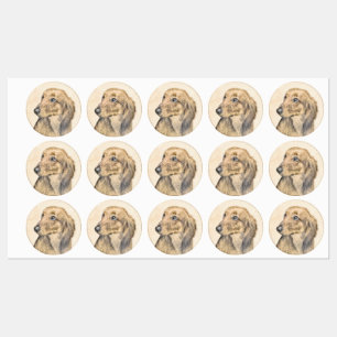 Dachshund (Longhaire) Schilderen - Oorspronkelijke Labels