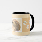 Dachshund (Longhaire) Schilderen - Oorspronkelijke Mok (Voorkant rechts)