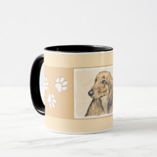Dachshund (Longhaire) Schilderen - Oorspronkelijke Mok