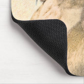 Dachshund (Longhaire) Schilderen - Oorspronkelijke Muismat (Hoek)