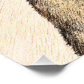 Dachshund (Longhaire) Schilderen - Oorspronkelijke Perfect Poster (Hoek)