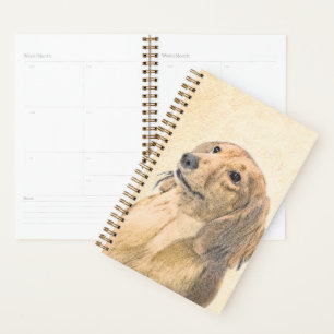 Dachshund (Longhaire) Schilderen - Oorspronkelijke Planner