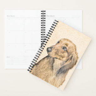 Dachshund (Longhaire) Schilderen - Oorspronkelijke Planner
