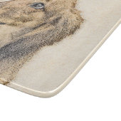 Dachshund (Longhaire) Schilderen - Oorspronkelijke Snijplank (Hoek)