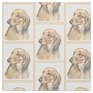 Dachshund (Longhaire) Schilderen - Oorspronkelijke Stof