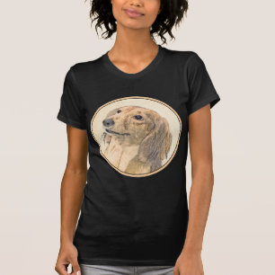 Dachshund (Longhaire) Schilderen - Oorspronkelijke T-shirt