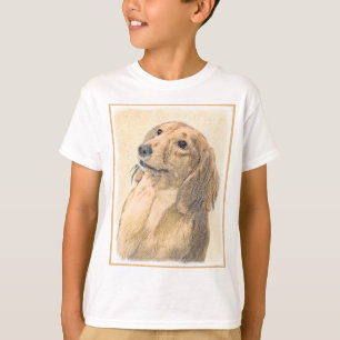 Dachshund (Longhaire) Schilderen - Oorspronkelijke T-shirt