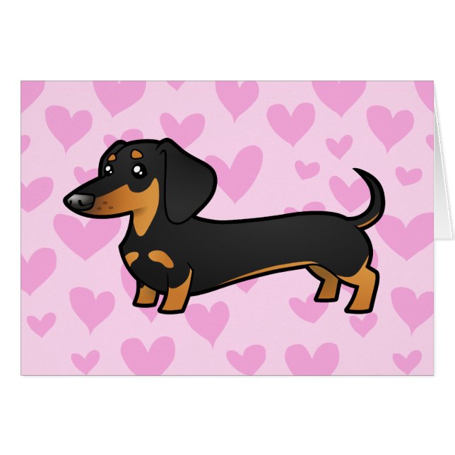 Dachshund Love (Voorkant Horizontaal)