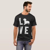 Dachshund Love 1 T-shirt (Voorkant volledig)