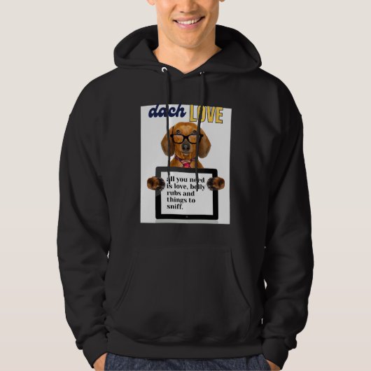 Dachshund Love 430 Hoodie (Voorkant)