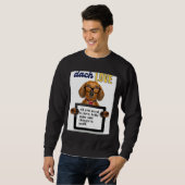 Dachshund Love 430 Trui (Voorkant volledig)