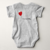 Dachshund Love Balloon Light – Sweet Baby Edition Romper (Achterkant)