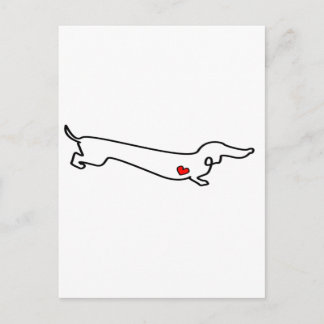 Dachshund Love Briefkaart