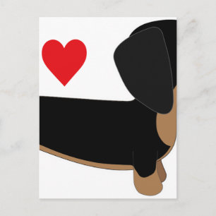 Dachshund Love Briefkaart