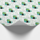 Dachshund Love Cadeaupapier (Hoek)