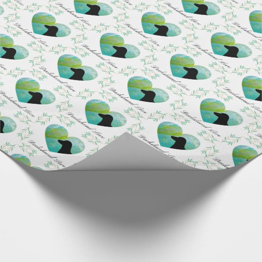 Dachshund Love Cadeaupapier (Hoek)