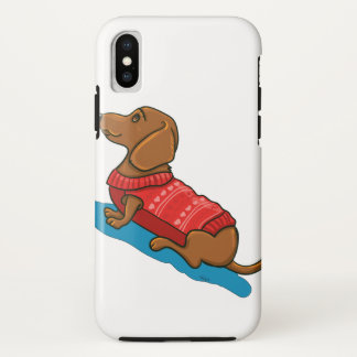 Dachshund Love iPhone X Hoesje