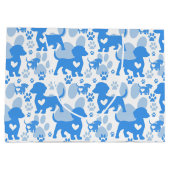 Dachshund Love Dog Gift Bag Groot Cadeauzakje (Achterkant)