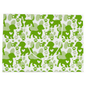 Dachshund Love Dog Gift Bag Groot Cadeauzakje (Achterkant)