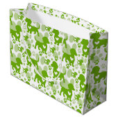 Dachshund Love Dog Gift Bag Groot Cadeauzakje (Achterkant Gekanteld)