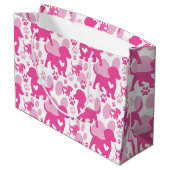 Dachshund Love Dog Gift Bag Groot Cadeauzakje (Achterkant Gekanteld)
