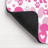 Dachshund Love Dog Mousepad Muismat (Hoek)