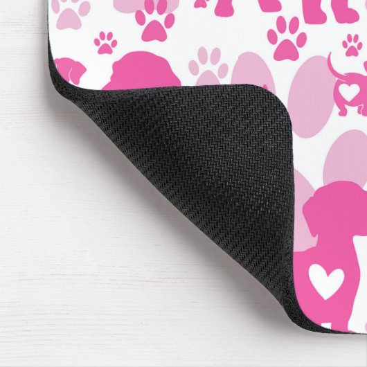 Dachshund Love Dog Mousepad Muismat (Hoek)