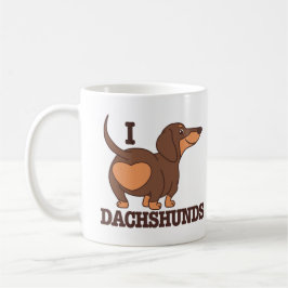 Dachshund Love DogMug Koffiemok