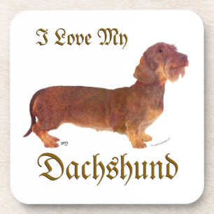 Dachshund Love Drankjes Onderzetter