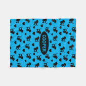 Dachshund Love Fleece Dog Blanket (Voorkant (Horizontaal))