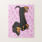 Dachshund Love Legpuzzel (Verticaal)