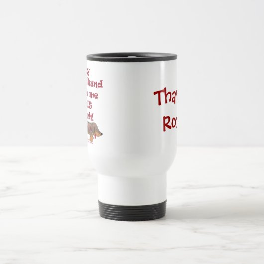 Dachshund Love Meter Reisbeker (Center)