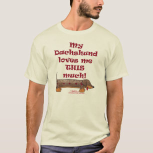 Dachshund Love Meter T-shirt