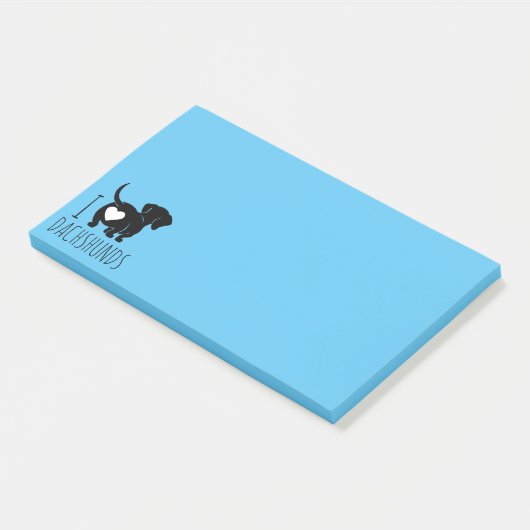 Dachshund Love Post-it® Notes (Schuin)