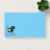 Dachshund Love Post-it® Notes (Kantoor)