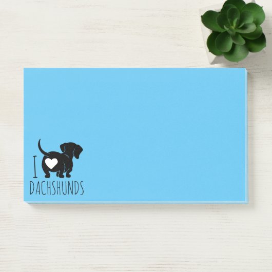 Dachshund Love Post-it® Notes (Kantoor)