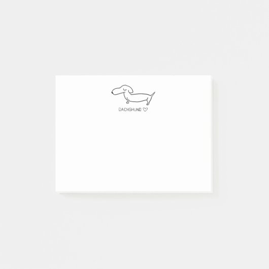 Dachshund Love Post-it® Notes (Voorkant)