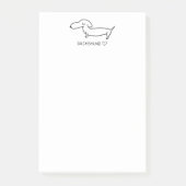 Dachshund Love Post-it® Notes (Voorkant)