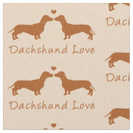 Dachshund Love. Stof